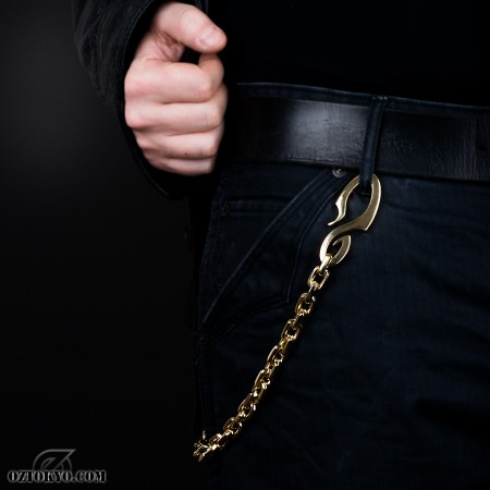 Shackles (Brass) | Wallet Chains by Oz Abstract Tokyo