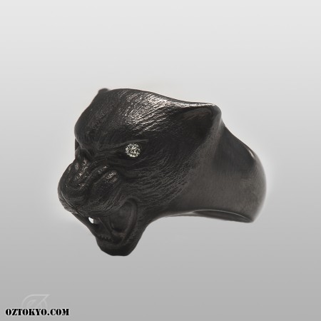 バルセロナ発 ヴィンテージ パンサー（黒ヒョウ）リング バルセロナ発 ヴィンテージ パンサー（黒ヒョウ）リング (指輪