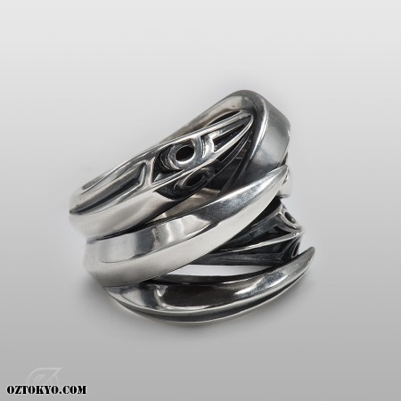 Loyalty Adjustable Unisex Silver Ring - Silver