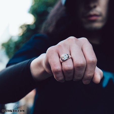 18号　Oz Abstract Tokyo silver 銀　メンズリング コインリング | リング by Oz Abstract Tokyo | Online Boutique Oz