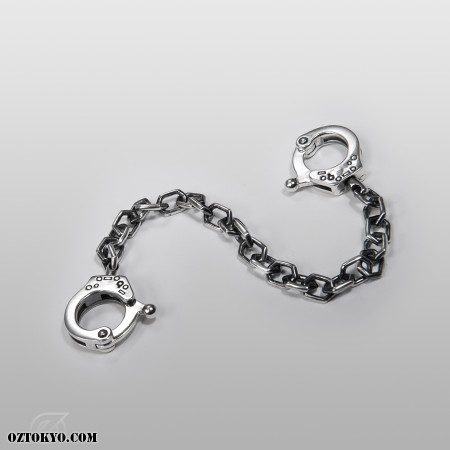 パンク ロック系 手錠 TYPE ブレスレット 鍵付き ブラック 黒