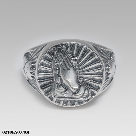 Praying hands deals ring