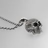 Oz Abstract P9331 Pave Skull Lines right view.