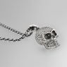 Oz Abstract P9332WCZ Pave Skull right view.