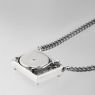 Oz Abstract NL9301 Turntable Necklace left view.