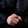 BigBlackMaria a161 Ma Kube Ring on male model.
