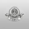 Oz Abstract PIN9301 Peace front view.