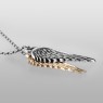 Oz Abstract OT9304SVxBR Angel Wings right view.