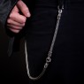 Kalico Lucy LGD010 Fortune Dragon Wallet Chain on male model.