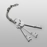 Kalico Lucy LGD023 Fortune Dragon Key Chain with keys view.