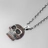 Oz Abstract P9332GN Pave Skull left view.