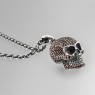 Oz Abstract P9332GN Pave Skull right view.
