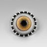 Oz Abstract R585-MUS Evil Eye ring front view.
