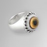 Oz Abstract R585-MUS Evil Eye ring right view.