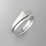 Oz Abstract R9319 Ring Set up right view.
