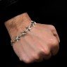 Oz Abstract BR9324 Rock Star Bracelet on male model.