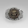 BigBlackMaria a142 Aztec Ring Tonatiuh front view.