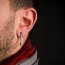 Turbulence TbL026BCZ Ear Spirals on male model.