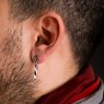 Turbulence TbL026BCZ Ear Spirals on male model.