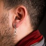 Turbulence TbL026WCZ Ear Spirals on male model.