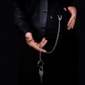 Oz Abstract WC9306 HandCuff Chain on male model.