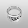 BIGBLACKMARIA a155 Mercy ring front view. 