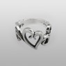 Kalico Lucy KLH003 Vanity Heart Ring front view.