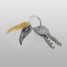 Oz Abstract OT9304SVxBR Key Holder Angel Wings side view.