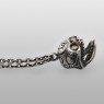 a088 Heaven Skull Dia-Custom BigBlackMaria necklace side view.