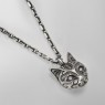 Kalico Lucy La Moo necklace with diamond KL056 left view.