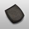 Oz Abstract CC3 coin case saddle leather black right view.
