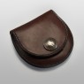 Oz Abstract CC4-BR  Horse Shoe coin case right view.