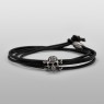 Oz Abstract Tokyo MCB-Sv Mexico Cross Bone Bracelet front view.