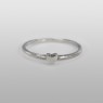 Kalico Lucy Small Heart Ring KL-HR-Sv front view.