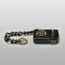 STS Brass Zippo lighter iron cross design side view.