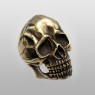 STS R01Br Brass Skull Ring right view.