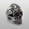 STS R16 Silver Skull Ring right view.
