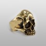 STS R02Br Brass Skull Ring right view.