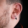 Oz Abstract Tokyo E9318 ear-fangs on male model.