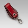 Oz Abstract Tokyo red leather key holder back view.