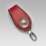 Oz Abstract Tokyo red leather key holder right view.