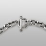 Oz Abstract Tokyo Br9325OX-45 Silver necklace lock view.
