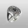 Magische Vissen beautiful arabesque ring OZR107SAG right view.