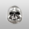 Nakayama Hidetoshi NHR009 simple skull ring front view.