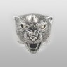 Oz Abstract Tokyo The Panther ring with yellow diamonds R601Ydia front view.