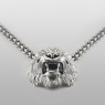 Lion necklace oz abstract tokyo front low view.