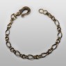 Solid Traditional Silver STS brass skull wallet chain.