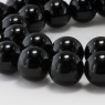 Huge onyx beads necklace by Oz Abstract Tokyo beads view.