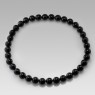Huge onyx beads necklace by Oz Abstract Tokyo round view.
