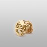 Skull pin badge sai032 by SAITAL left view.